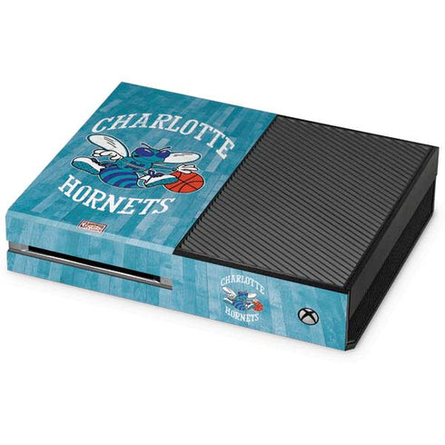 NBA Charlotte Hornets Hardwood Classics Xbox One Console Skin