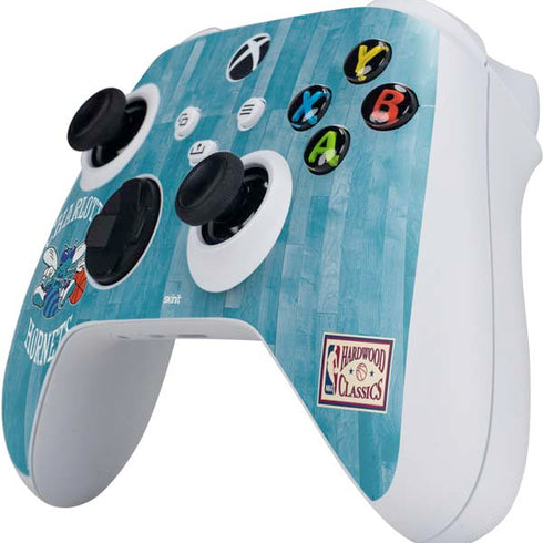 NBA Charlotte Hornets Hardwood Classics Xbox Series S Controller Skin