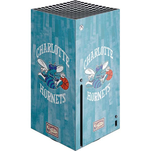 NBA Charlotte Hornets Hardwood Classics Xbox Series X Console Skin
