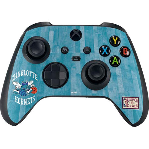 NBA Charlotte Hornets Hardwood Classics Xbox Series X Controller Skin