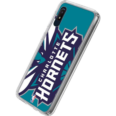 NBA Charlotte Hornets Large Logo Galaxy A10e Clear Case