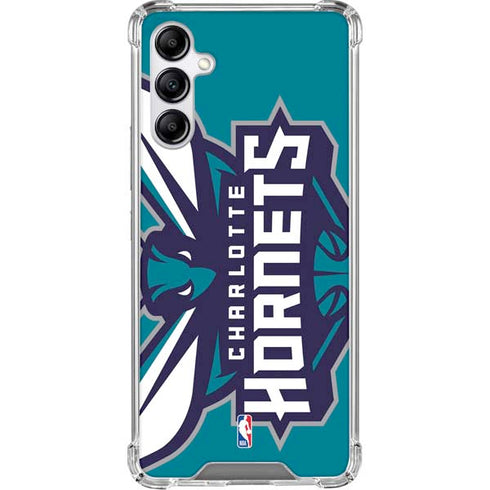 NBA Charlotte Hornets Large Logo Galaxy A15 5G Clear Case