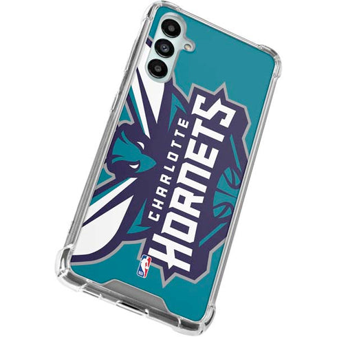 NBA Charlotte Hornets Large Logo Galaxy A15 5G Clear Case