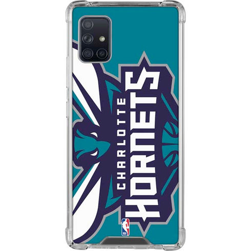 NBA Charlotte Hornets Large Logo Galaxy A51 5G Clear Case