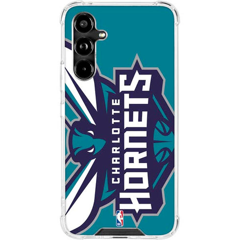 NBA Charlotte Hornets Large Logo Galaxy A54 5G Clear Case