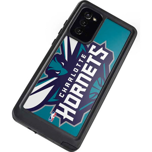 NBA Charlotte Hornets Large Logo Galaxy Note20 5G Waterproof Case
