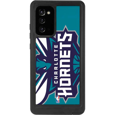 NBA Charlotte Hornets Large Logo Galaxy Note20 5G Waterproof Case