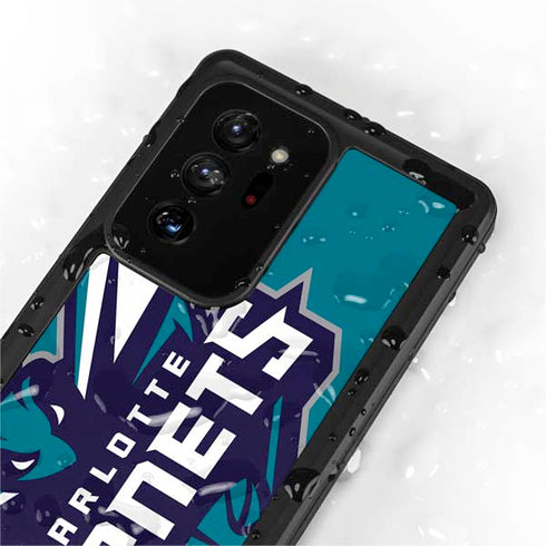 NBA Charlotte Hornets Large Logo Galaxy Note20 Ultra 5G Waterproof Case