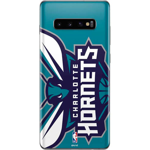 NBA Charlotte Hornets Large Logo Galaxy S10 Plus Skin