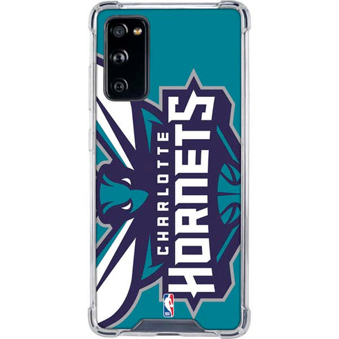 NBA Charlotte Hornets Large Logo Galaxy S20 FE Clear Case