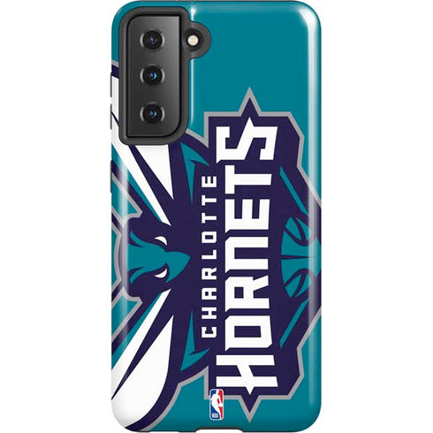 NBA Charlotte Hornets Large Logo Galaxy S21 5G Pro Case
