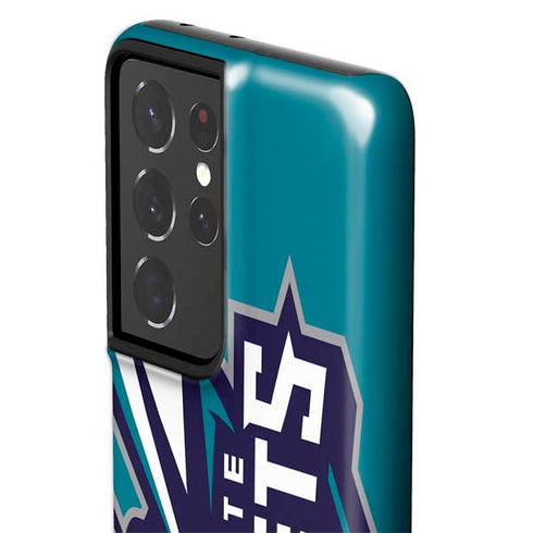 NBA Charlotte Hornets Large Logo Galaxy S21 Ultra 5G Pro Case