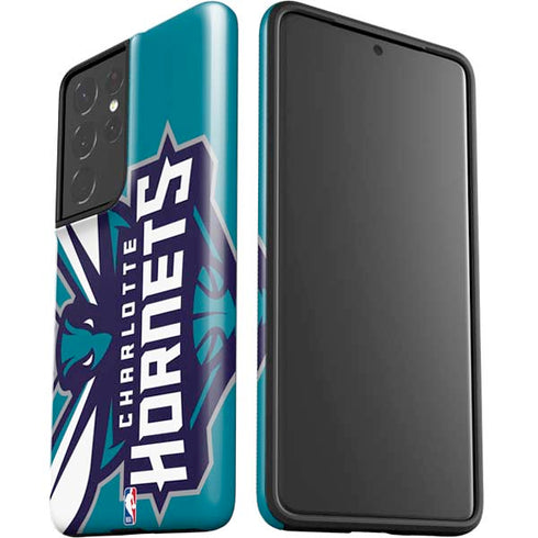 NBA Charlotte Hornets Large Logo Galaxy S21 Ultra 5G Pro Case