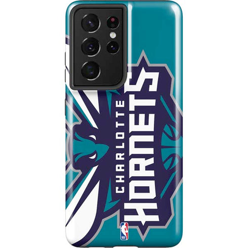 NBA Charlotte Hornets Large Logo Galaxy S21 Ultra 5G Pro Case