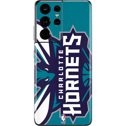 NBA Charlotte Hornets Large Logo Galaxy S21 Ultra 5G Skin