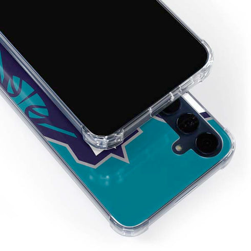 NBA Charlotte Hornets Large Logo Galaxy S24 Clear Case