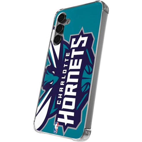 NBA Charlotte Hornets Large Logo Galaxy S24 Plus Clear Case