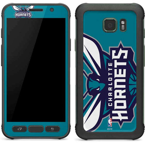 NBA Charlotte Hornets Large Logo Galaxy S7 Active Skin