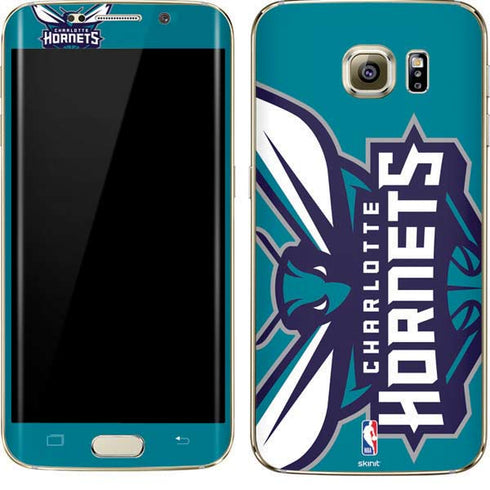 NBA Charlotte Hornets Large Logo Galaxy S7 Edge Skin