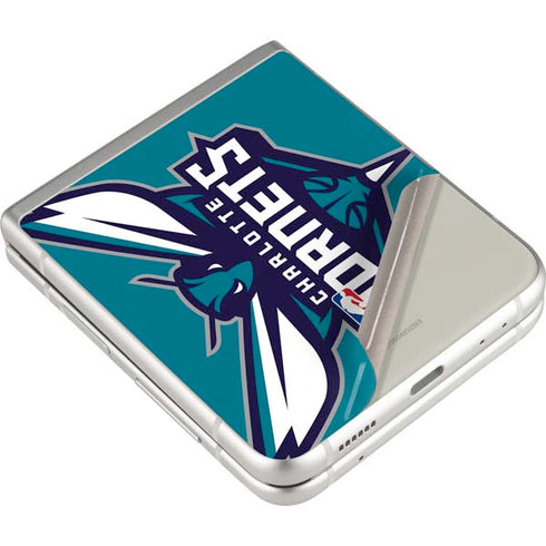 NBA Charlotte Hornets Large Logo Galaxy Z Flip3 5G Skin