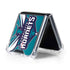 NBA Charlotte Hornets Large Logo Galaxy Z Flip5 5G Clear Case