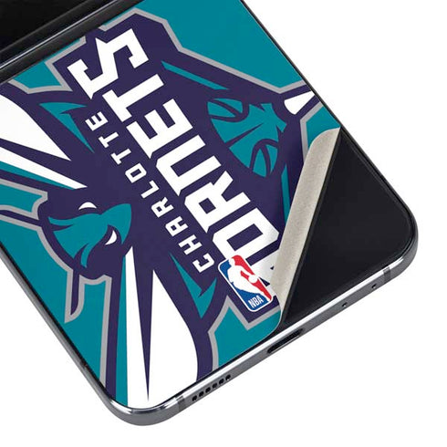 NBA Charlotte Hornets Large Logo Galaxy Z Flip5 5G Skin