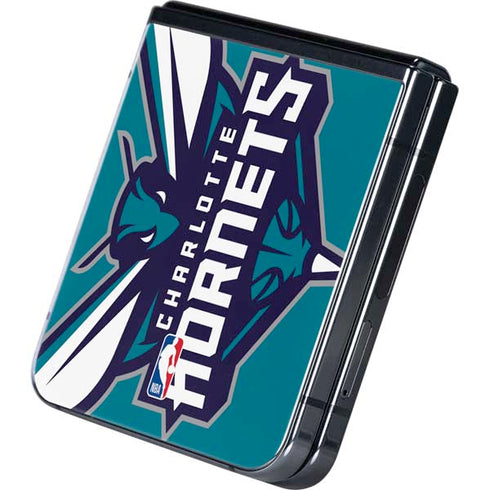 NBA Charlotte Hornets Large Logo Galaxy Z Flip5 5G Skin