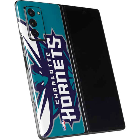 NBA Charlotte Hornets Large Logo Galaxy Z Fold2 5G Skin