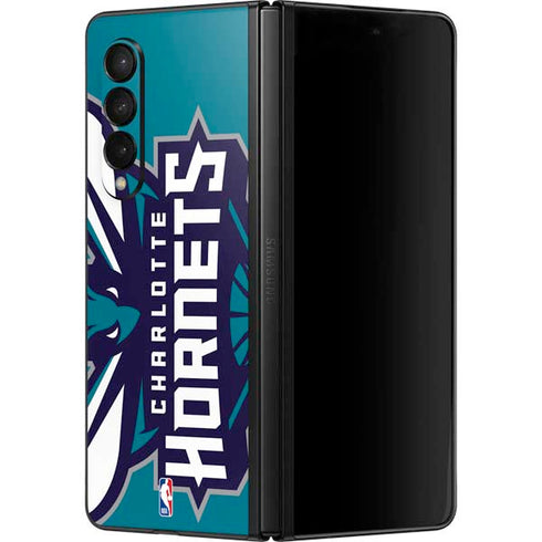 NBA Charlotte Hornets Large Logo Galaxy Z Fold3 5G Skin