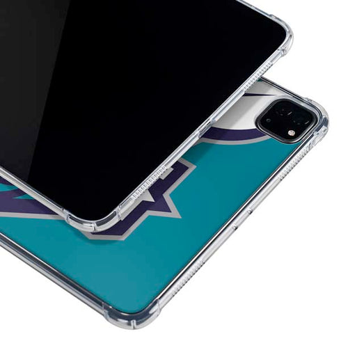 NBA Charlotte Hornets Large Logo iPad Pro 12.9in (2020) Clear Case