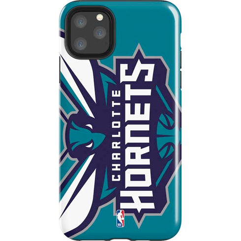 NBA Charlotte Hornets Large Logo iPhone 11 Pro Max Impact Case