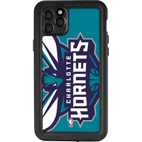 NBA Charlotte Hornets Large Logo iPhone 11 Pro Max Waterproof Case