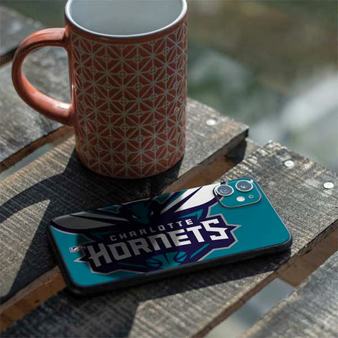NBA Charlotte Hornets Large Logo iPhone 11 Skin