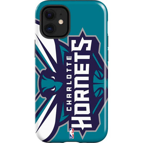 NBA Charlotte Hornets Large Logo iPhone 12 Mini Impact Case