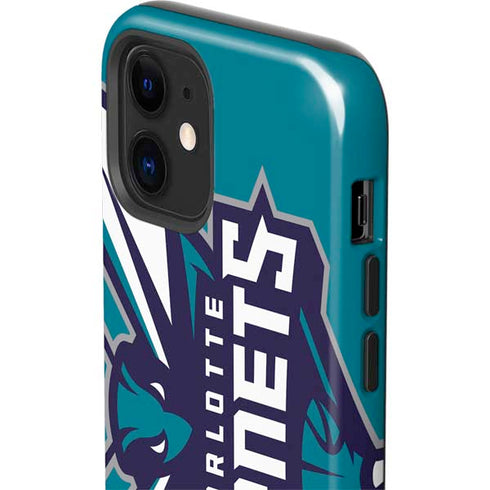 NBA Charlotte Hornets Large Logo iPhone 12 Mini Impact Case