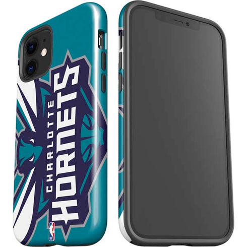 NBA Charlotte Hornets Large Logo iPhone 12 Mini Impact Case