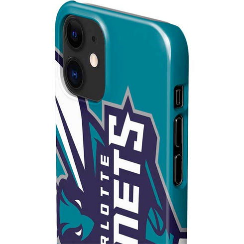 NBA Charlotte Hornets Large Logo iPhone 12 Mini Lite Case