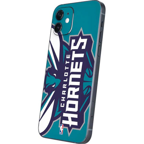 NBA Charlotte Hornets Large Logo iPhone 12 Skin