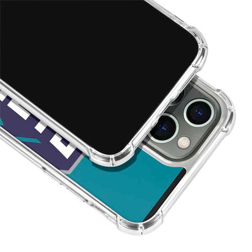 NBA Charlotte Hornets Large Logo iPhone 13 Pro Clear Case