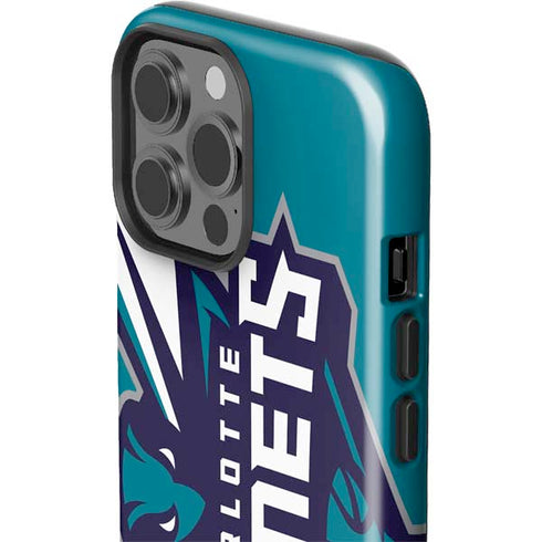 NBA Charlotte Hornets Large Logo iPhone 15 Pro Max Impact Case