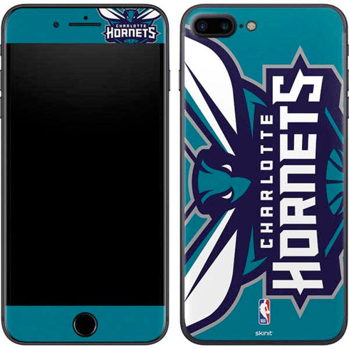 NBA Charlotte Hornets Large Logo iPhone 8 Plus Skin
