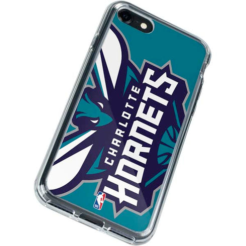 NBA Charlotte Hornets Large Logo iPhone SE (2nd & 3rd Gen) Clear Case