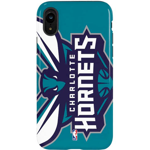 NBA Charlotte Hornets Large Logo iPhone XR Pro Case