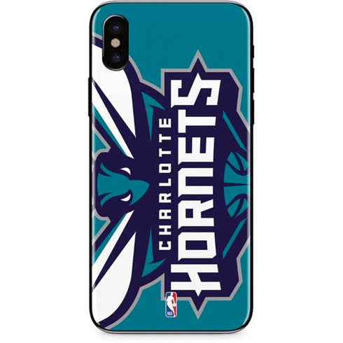 NBA Charlotte Hornets Large Logo iPhone XS Max Skin