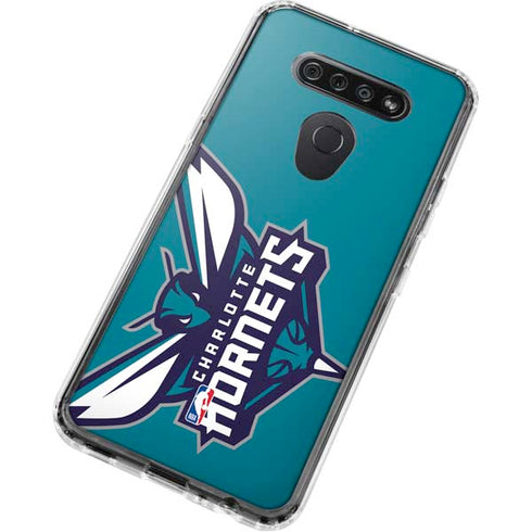 NBA Charlotte Hornets Large Logo LG K51/Q51 Clear Case