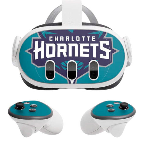 NBA Charlotte Hornets Large Logo Meta Quest 3 Skin