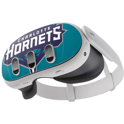 NBA Charlotte Hornets Large Logo Meta Quest 3 Skin