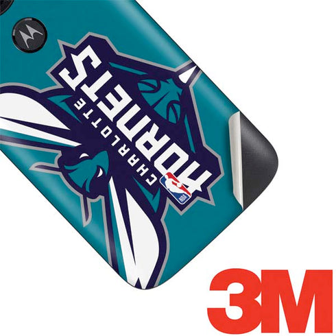NBA Charlotte Hornets Large Logo Moto E5 Play Skin