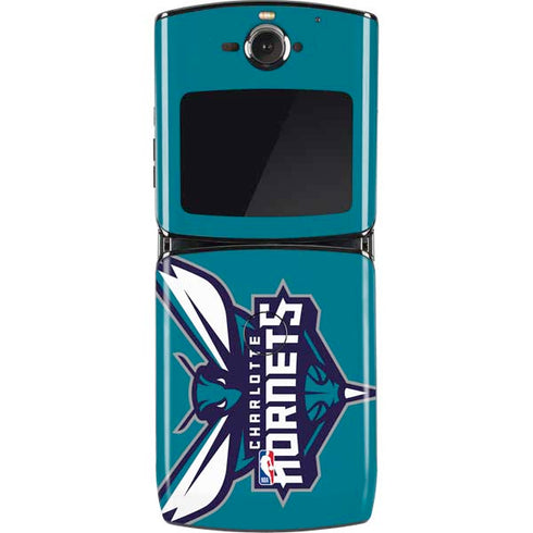 NBA Charlotte Hornets Large Logo Motorola RAZR Skin