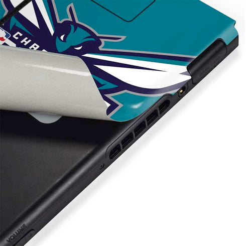 NBA Charlotte Hornets Large Logo Nintendo Switch Bundle Skin